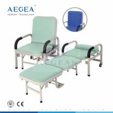 AG-AC001 Hospital paciente cama cabecera reclinable cama de cuidado plegable